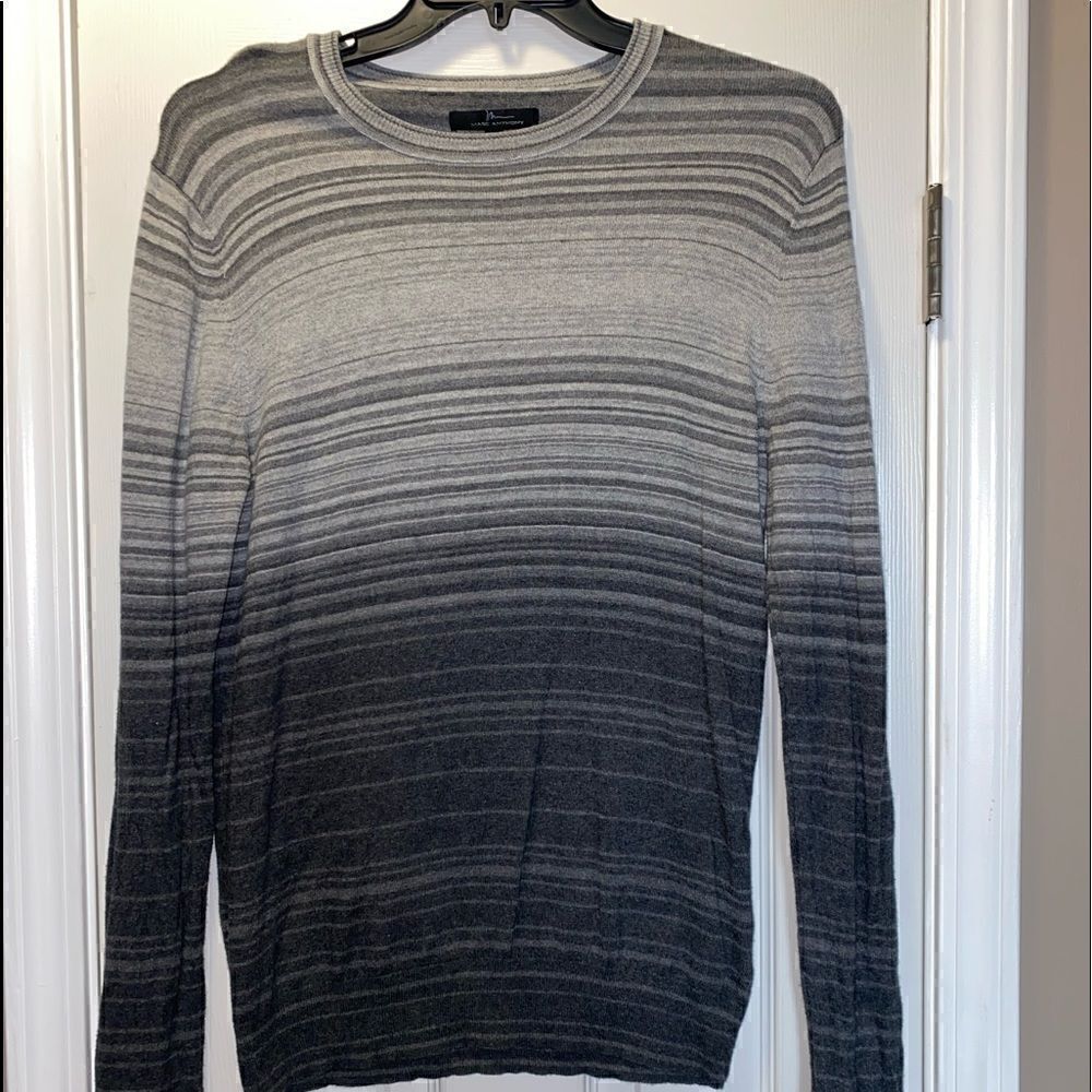 Marc Anthony Grey striped Light Sweater
